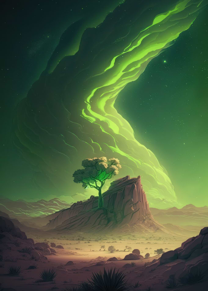Cosmic Anime Desert