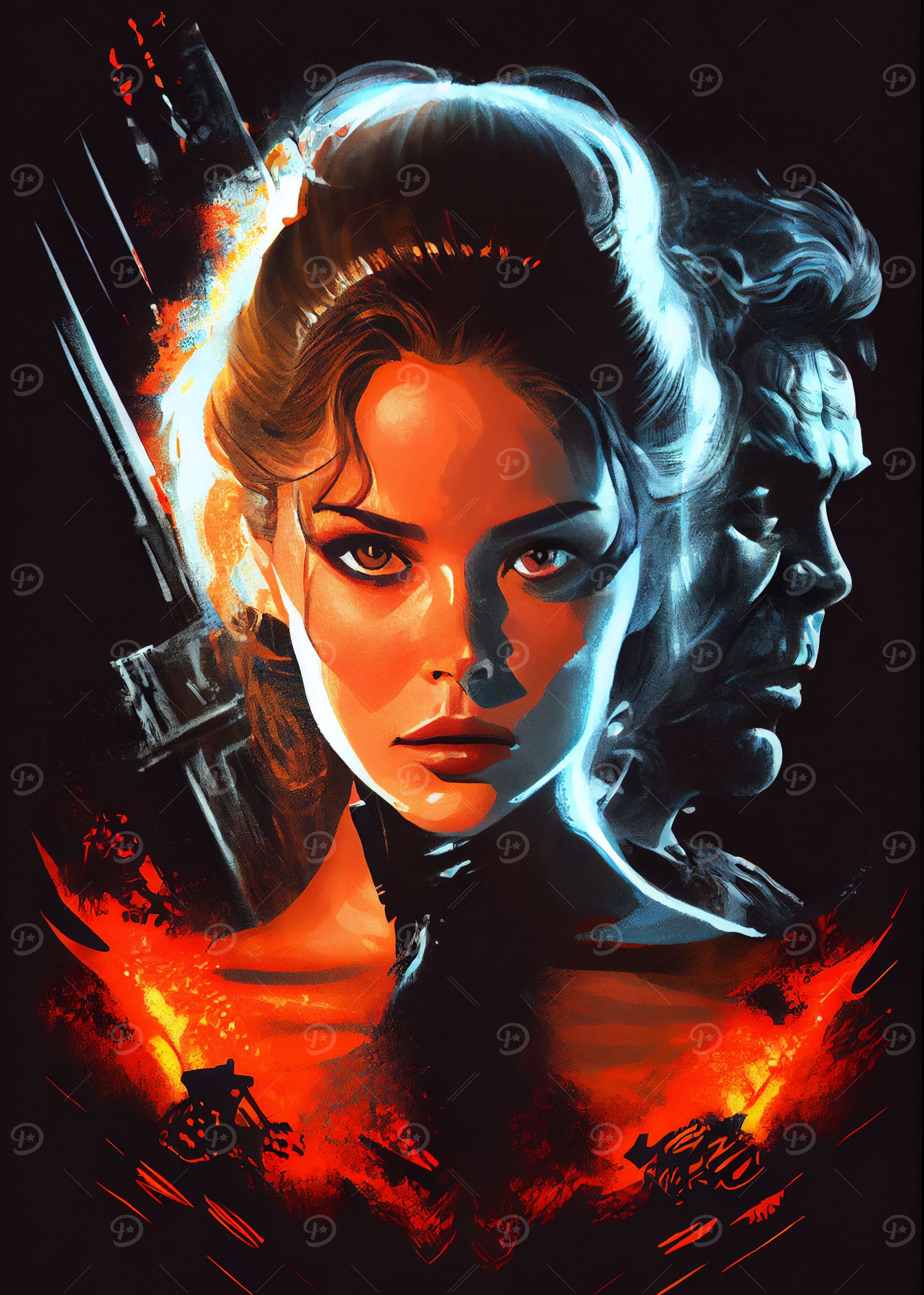 A fictional retro poster