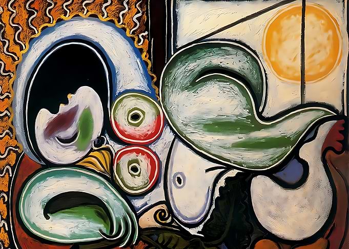 lying female nude 1932