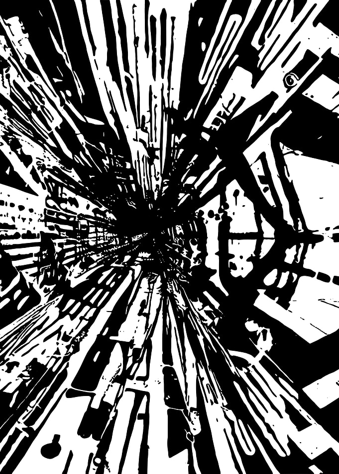 Black and White Abstract
