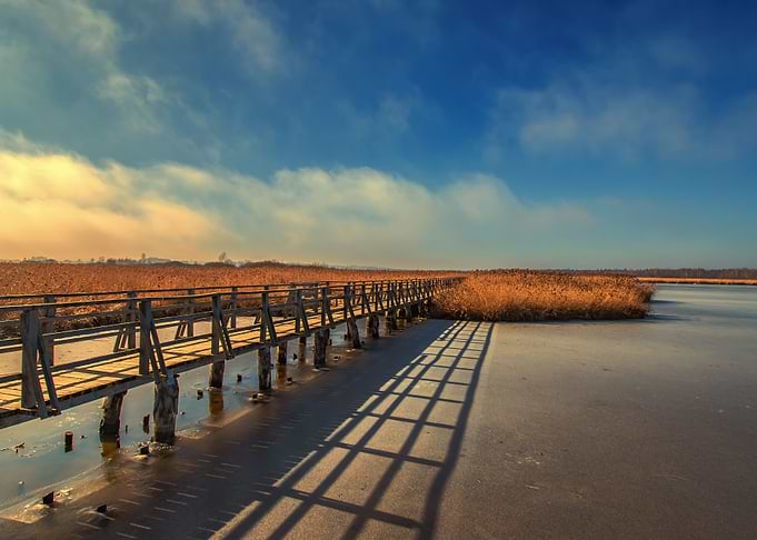 WOODEN FOOTBRIDGE