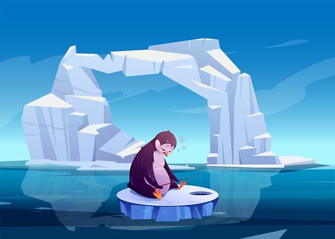 Fishing Penguin