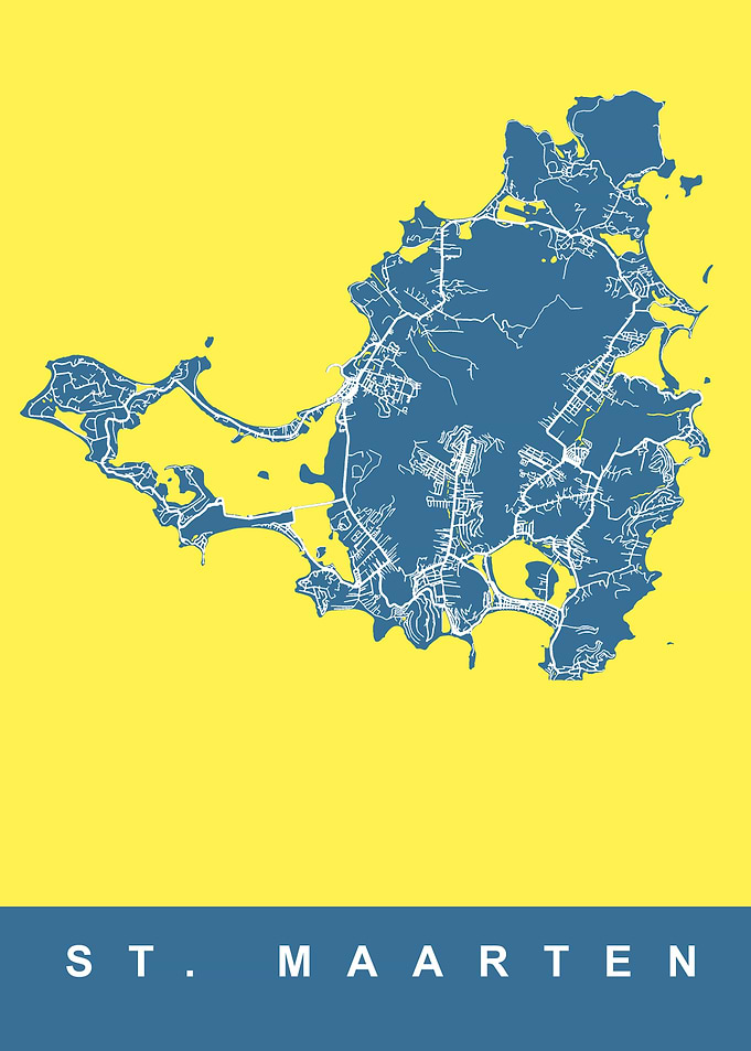 City Map ST MAARTEN