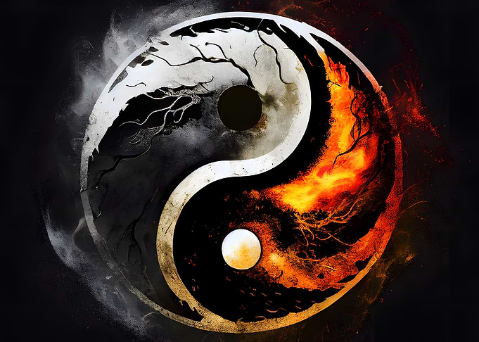 Yin and Yang Fire