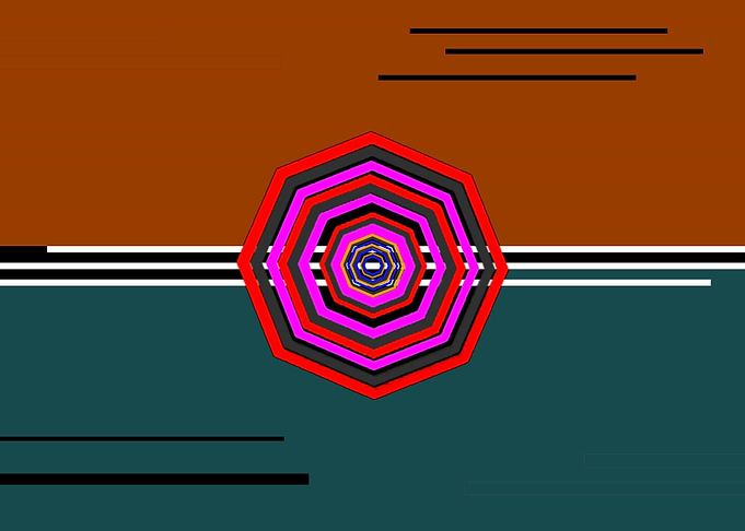 the octagonal shape