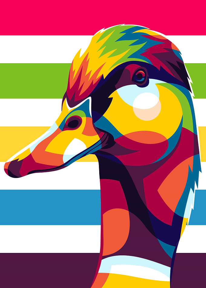 The Canadian Duck Portrait
