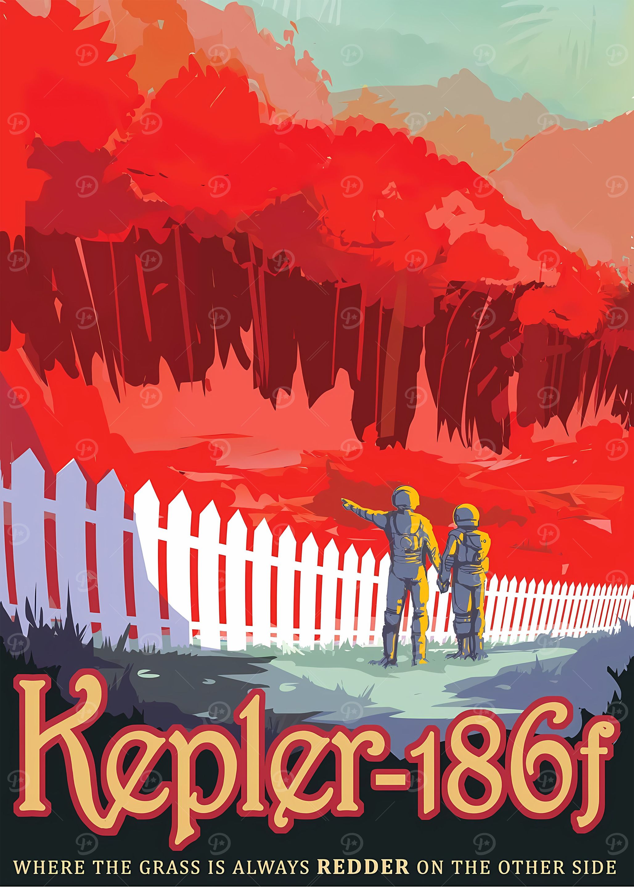 Planet Kepler 186 F Redder