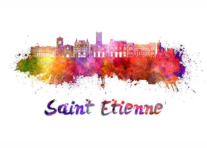 Saint Etienne skyline