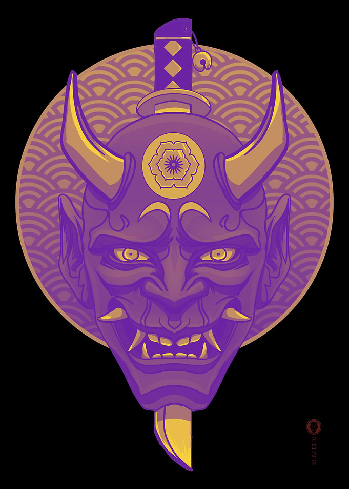 Japanese Hannya Mask