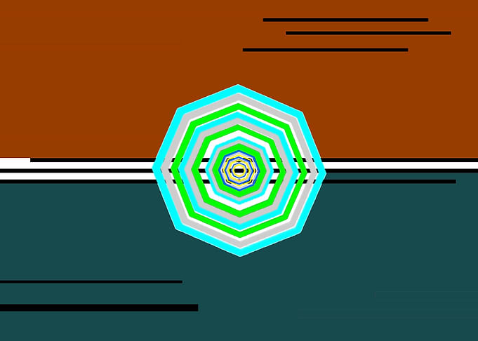 the octagonal shape