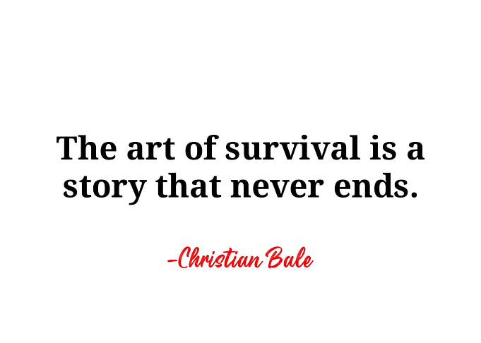 Christian Bale Quote