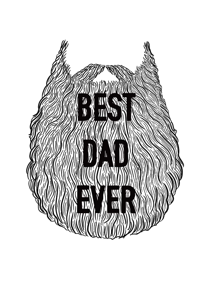 Beardy Best Dad Ever