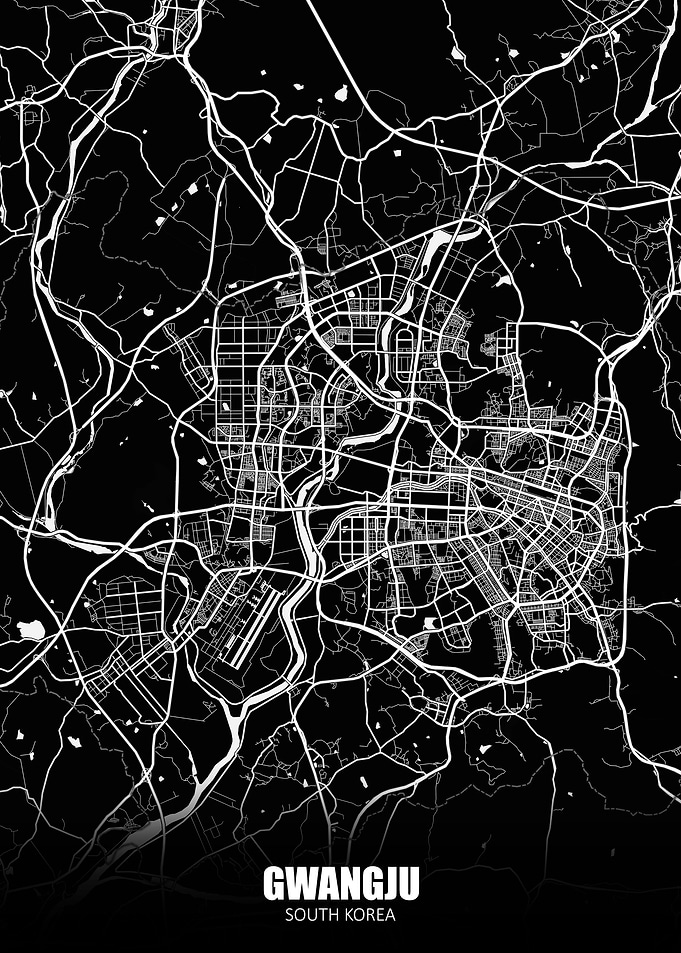 Gwangju South Korea Map