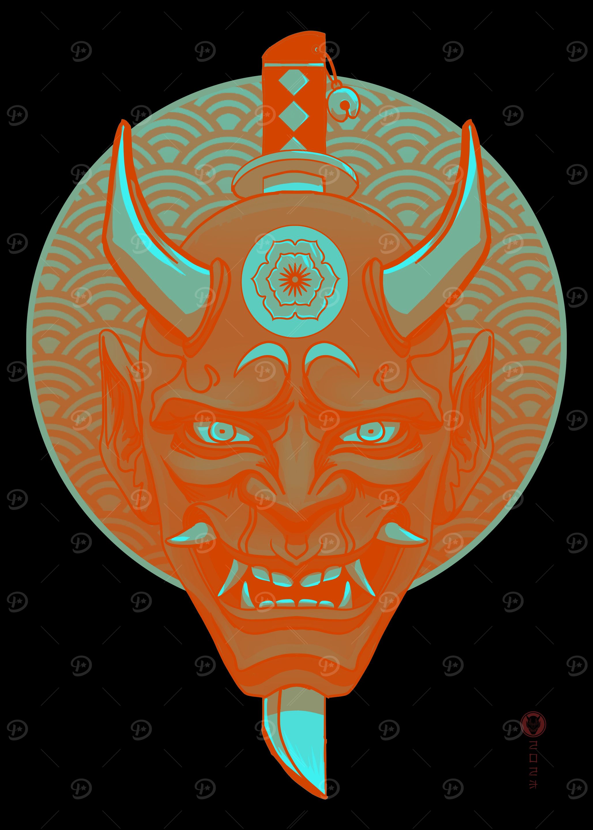 Japanese Hannya Mask