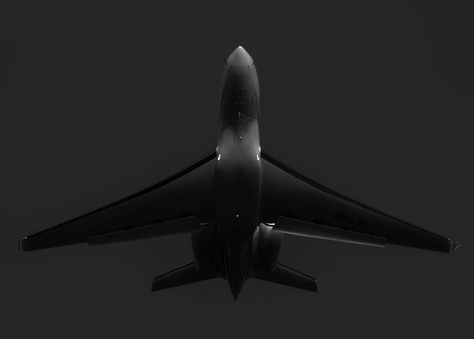 G650 on takeoff