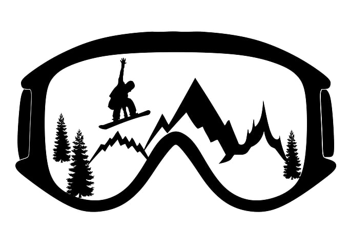 Snowboarder Goggles Mask