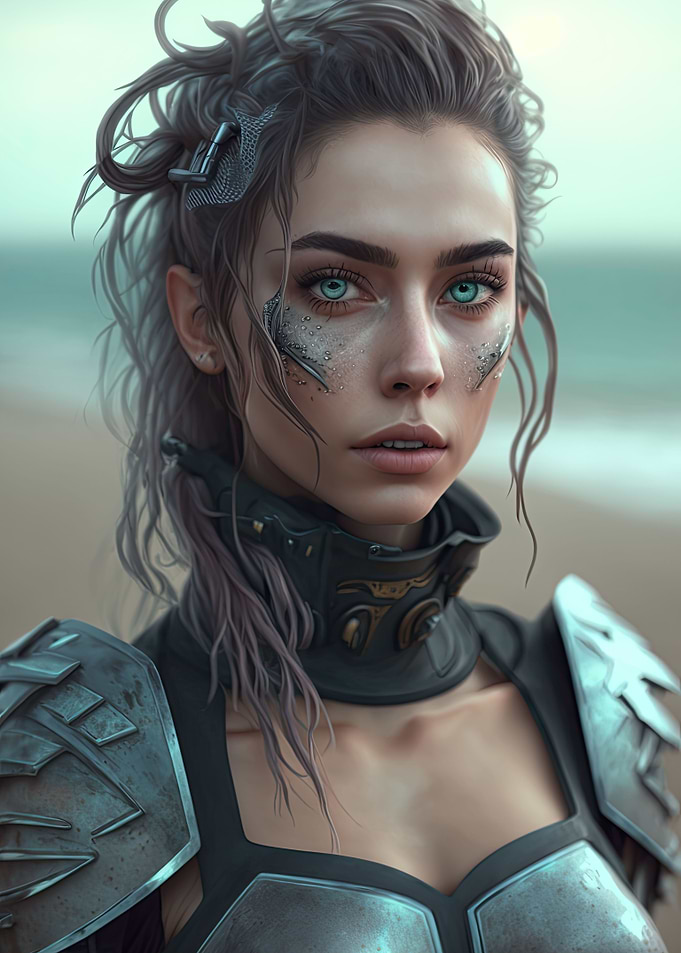 Cyberpunk Brunette