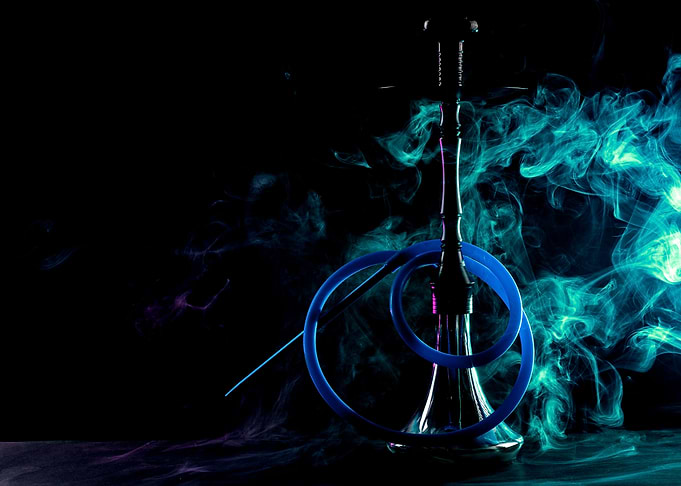 Hookah blue