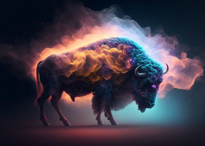 Spirit Animal Bison