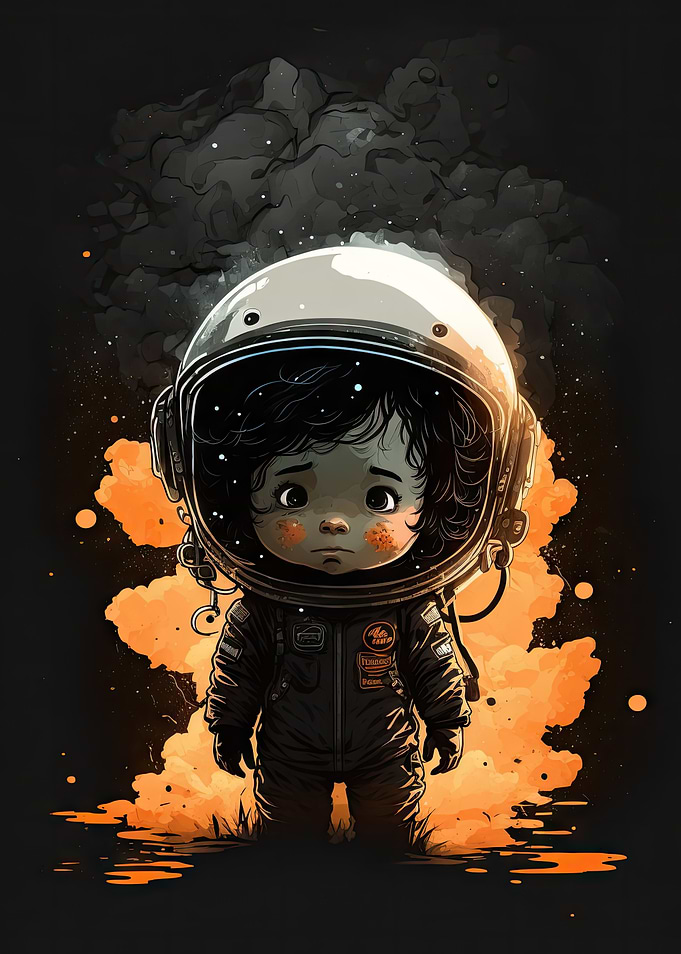 Astronaut Space Character