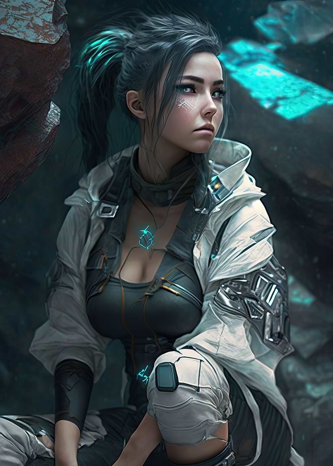 Cyberpunk Brunette