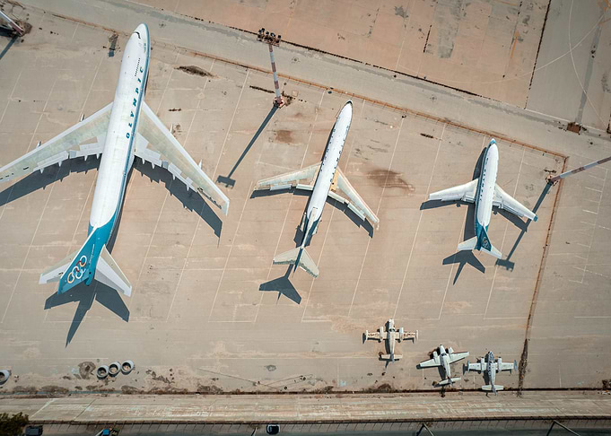 Abandonned Olympic planes