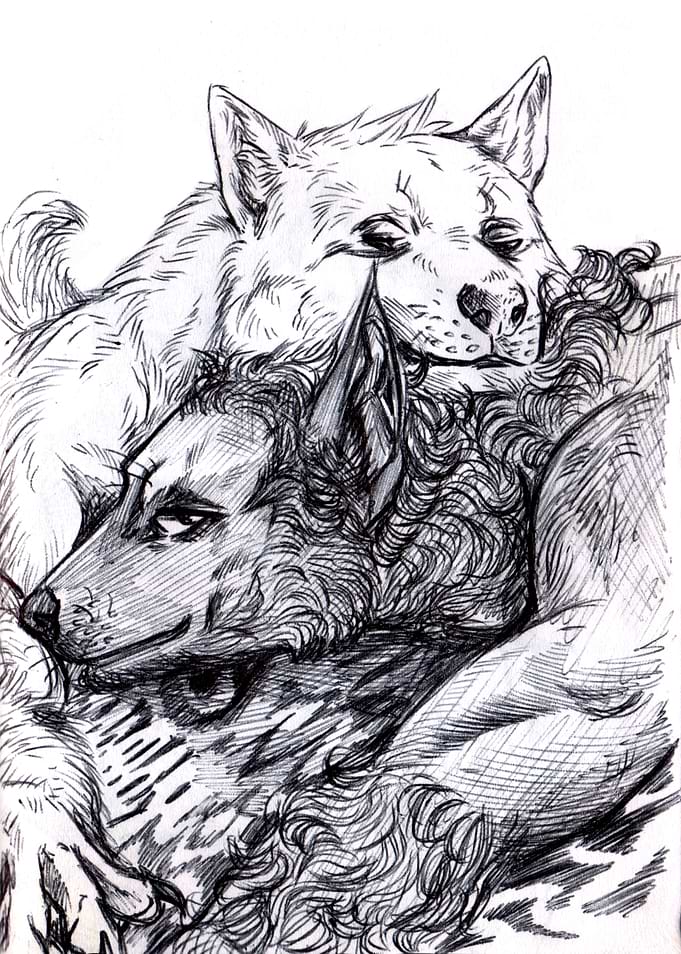 Resting and Cuddling