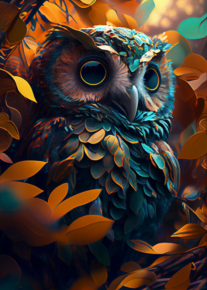 Blue Forest Owl