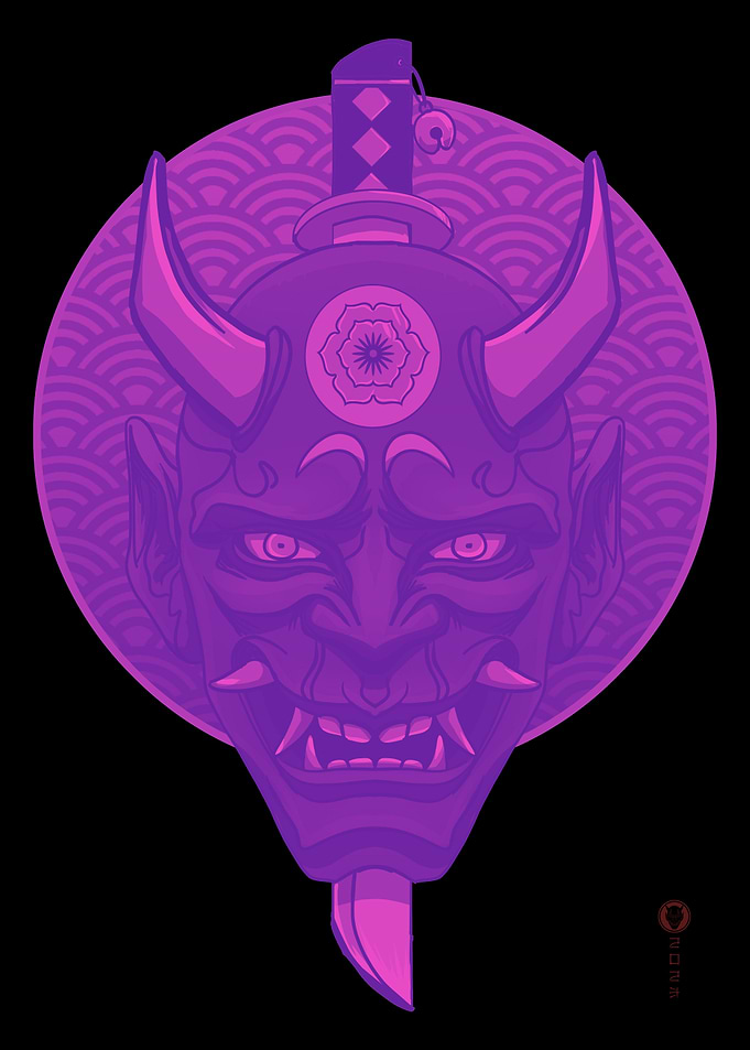 Japanese Hannya Mask