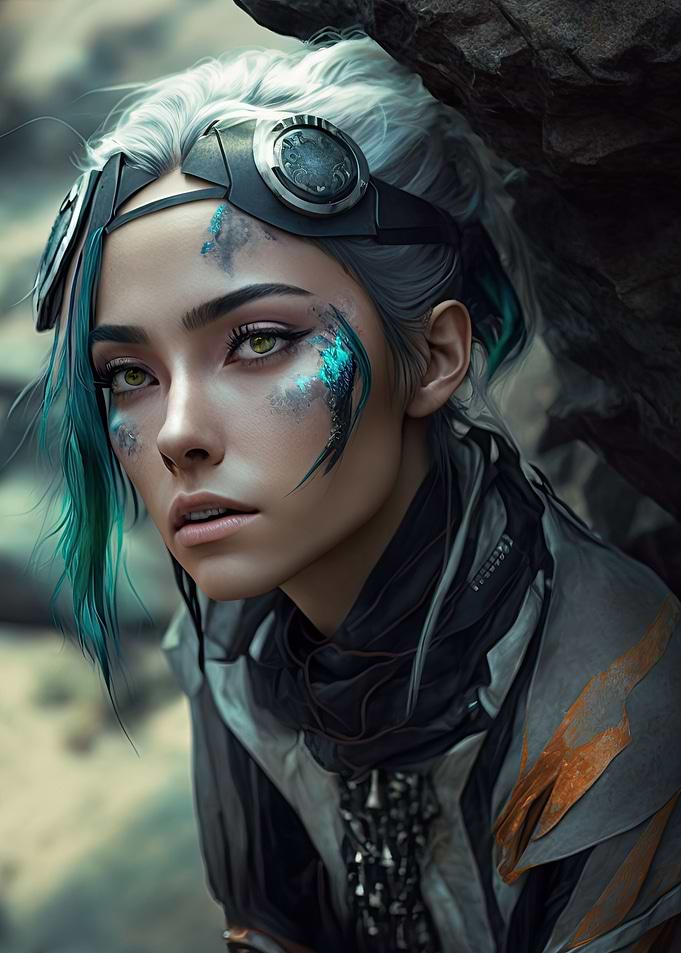 Cyberpunk Brunette