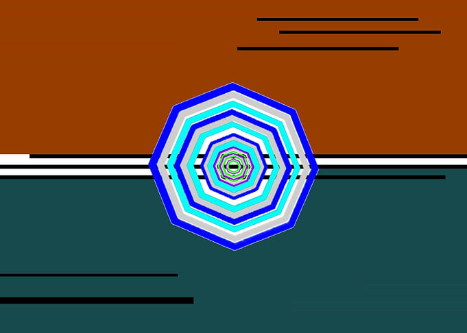 the octagonal shape