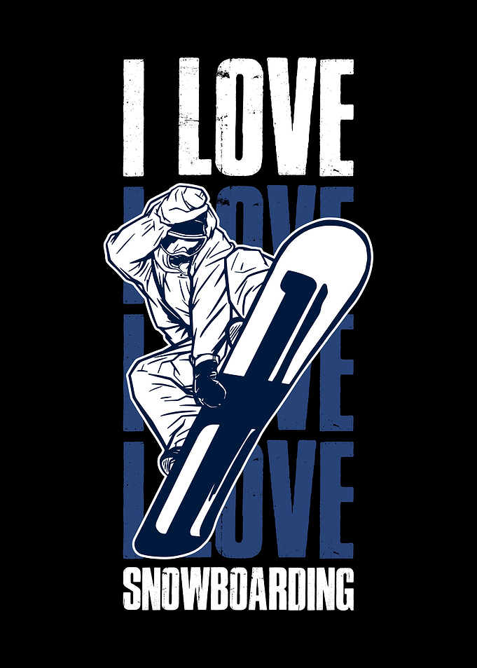 I Love Snowboarding
