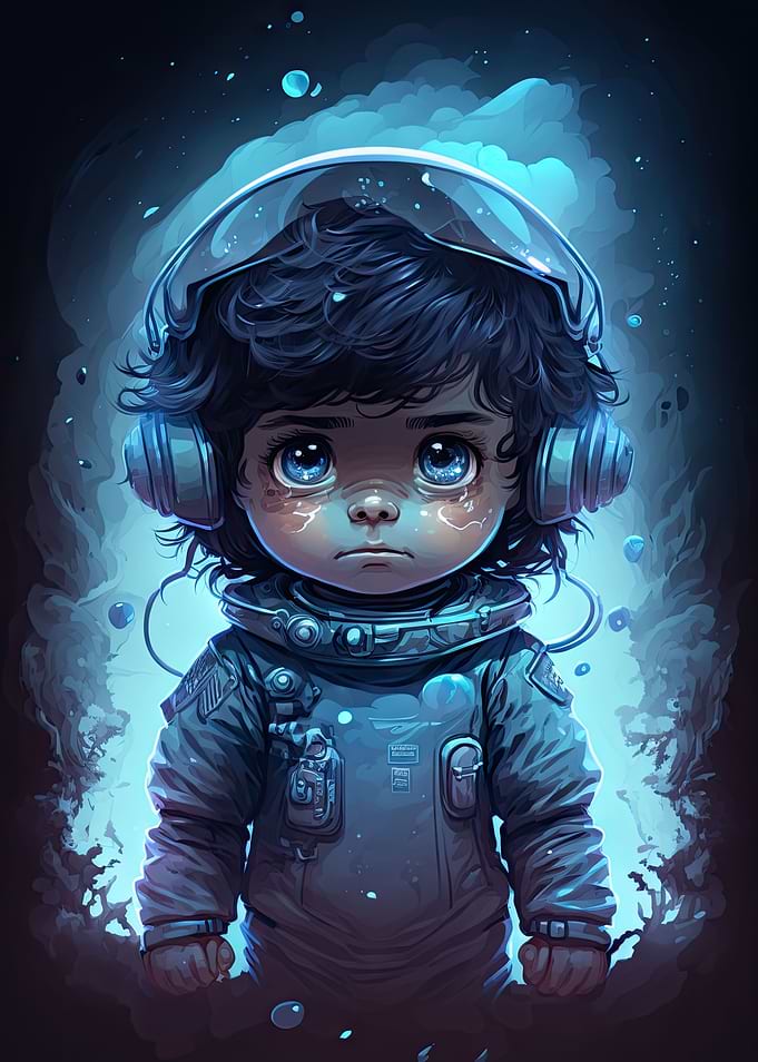 Astronaut Space Character