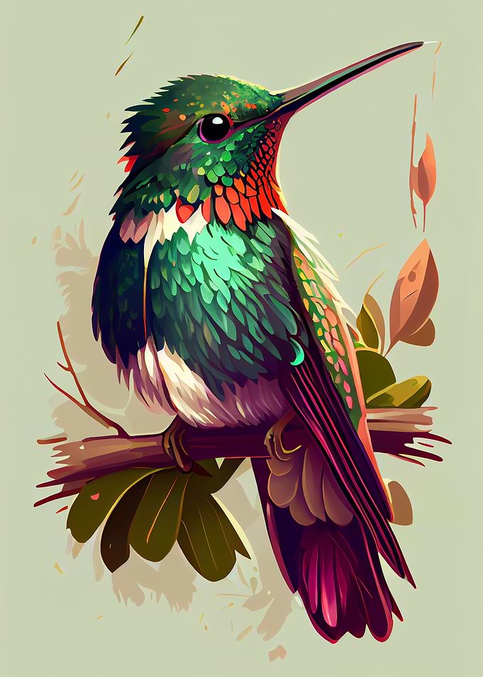 Hummingbird Cartoon