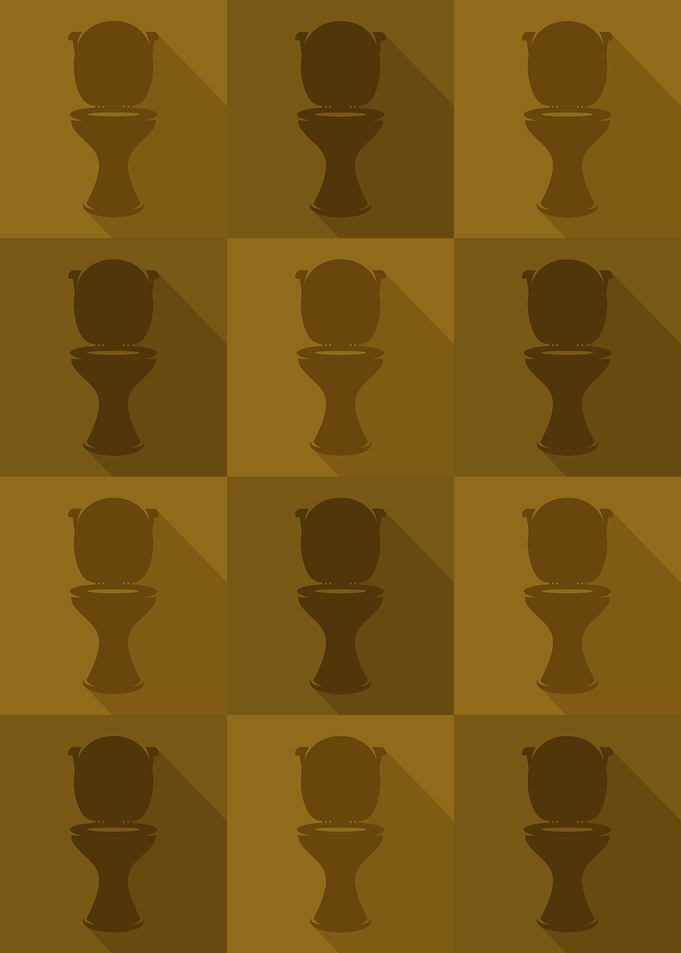 Toilet Icons Pop Art