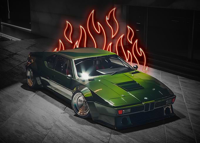 Anime Cars BMW