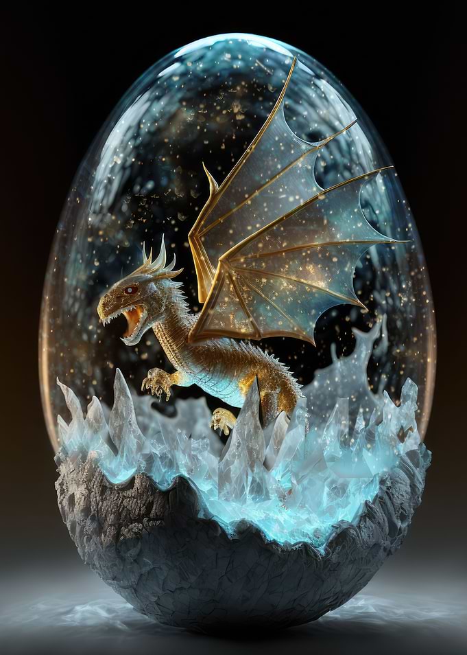 Fantasy Dragon Inside Drag