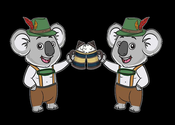 Koala Beer Drinker Gift