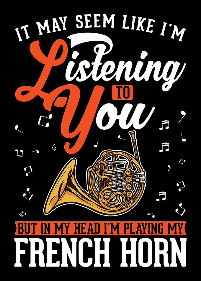 French Horn Player Hornist