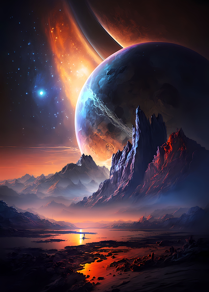 Galactic Reverie Landscape