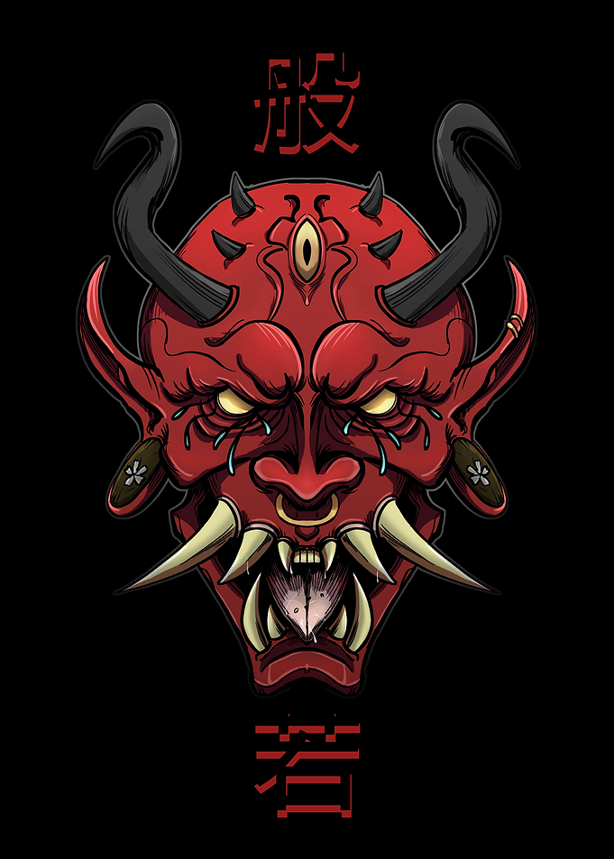 Japanese Hannya Mask
