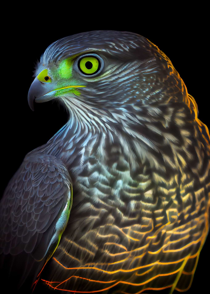 Radiant Goshawk Bird