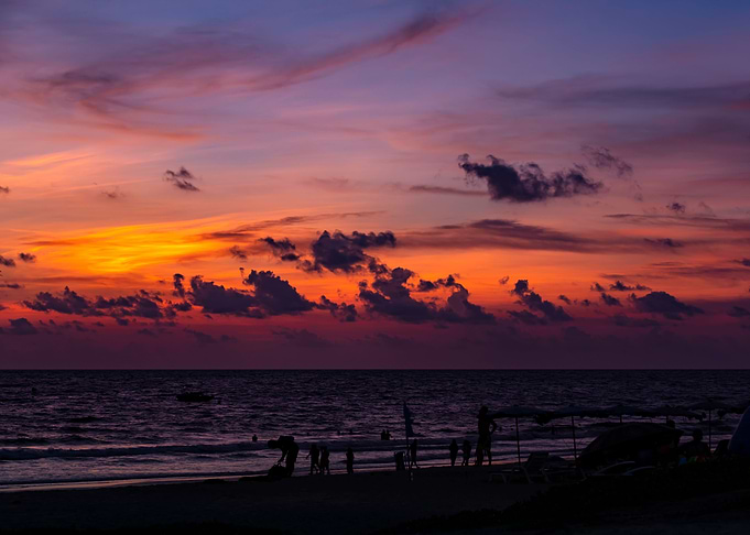 Tropical sunset, Thailand