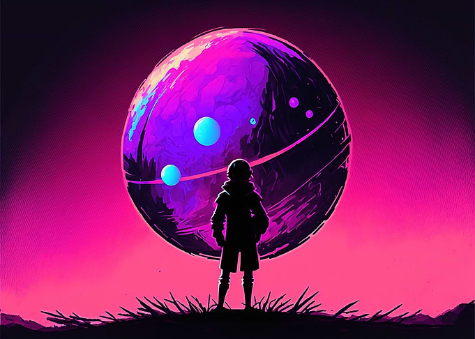 The purple planet