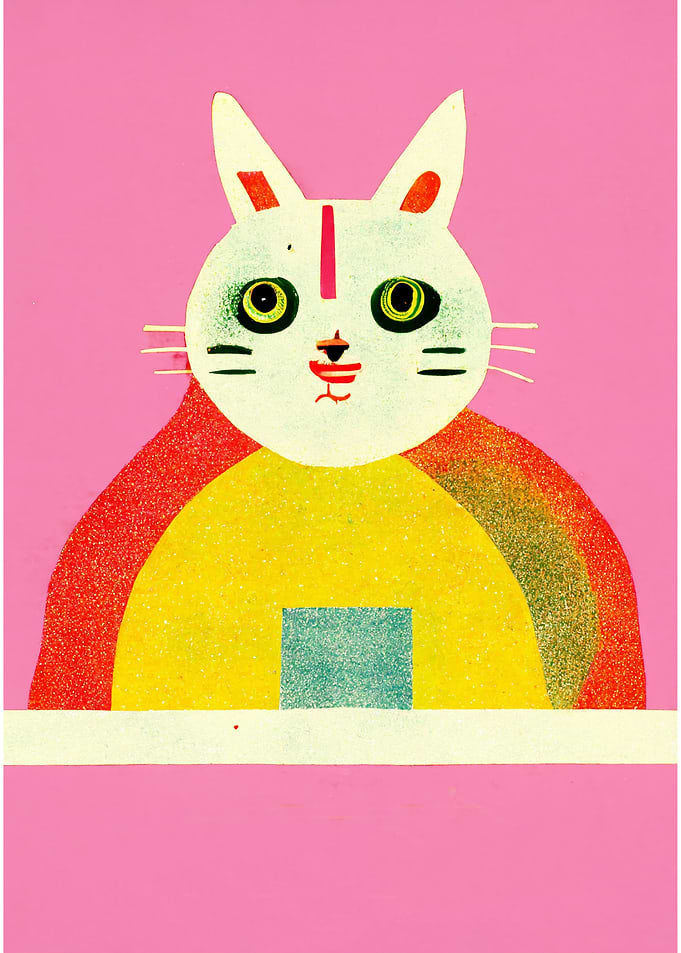 Raver Bunny Cat Pink