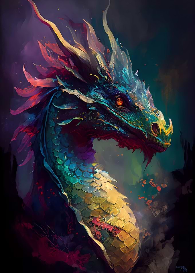 Impressionist Dragon