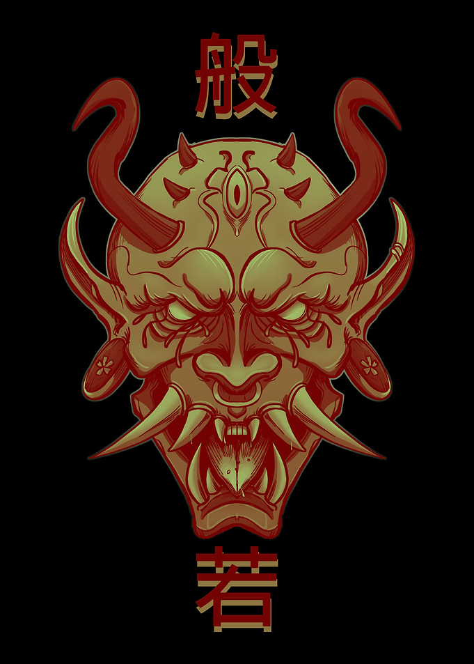 Japanese Hannya Mask