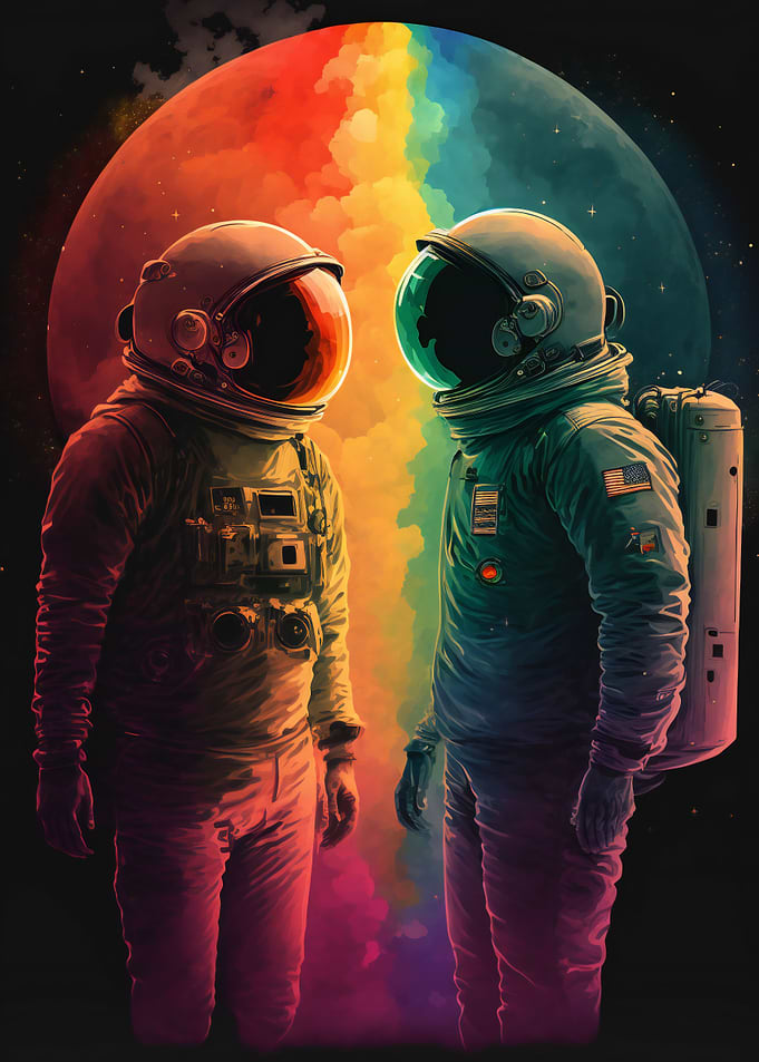 The Rainbow Astronauts