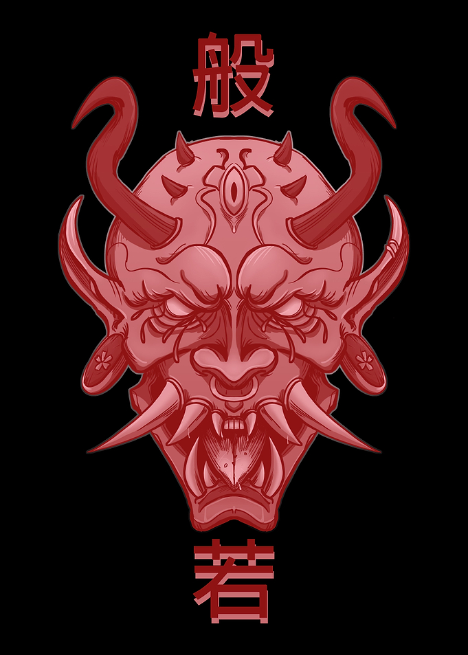 Japanese Hannya Mask