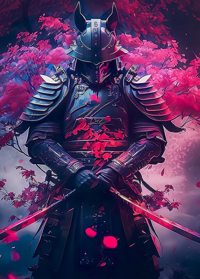 Japanese Samurai Sakura